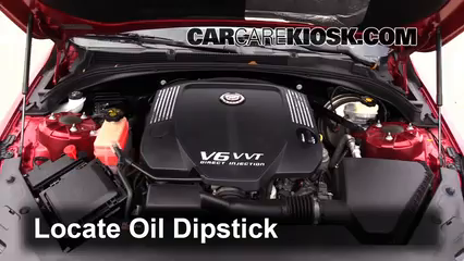 2013 Cadillac ATS Performance 3.6L V6 FlexFuel Aceite Controlar nivel de aceite